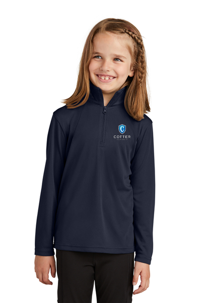 Dress Code: 1/4 Zip Moisture-wick shirt