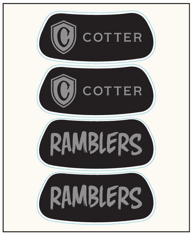 Cotter Ramblers Eye Black Packs
