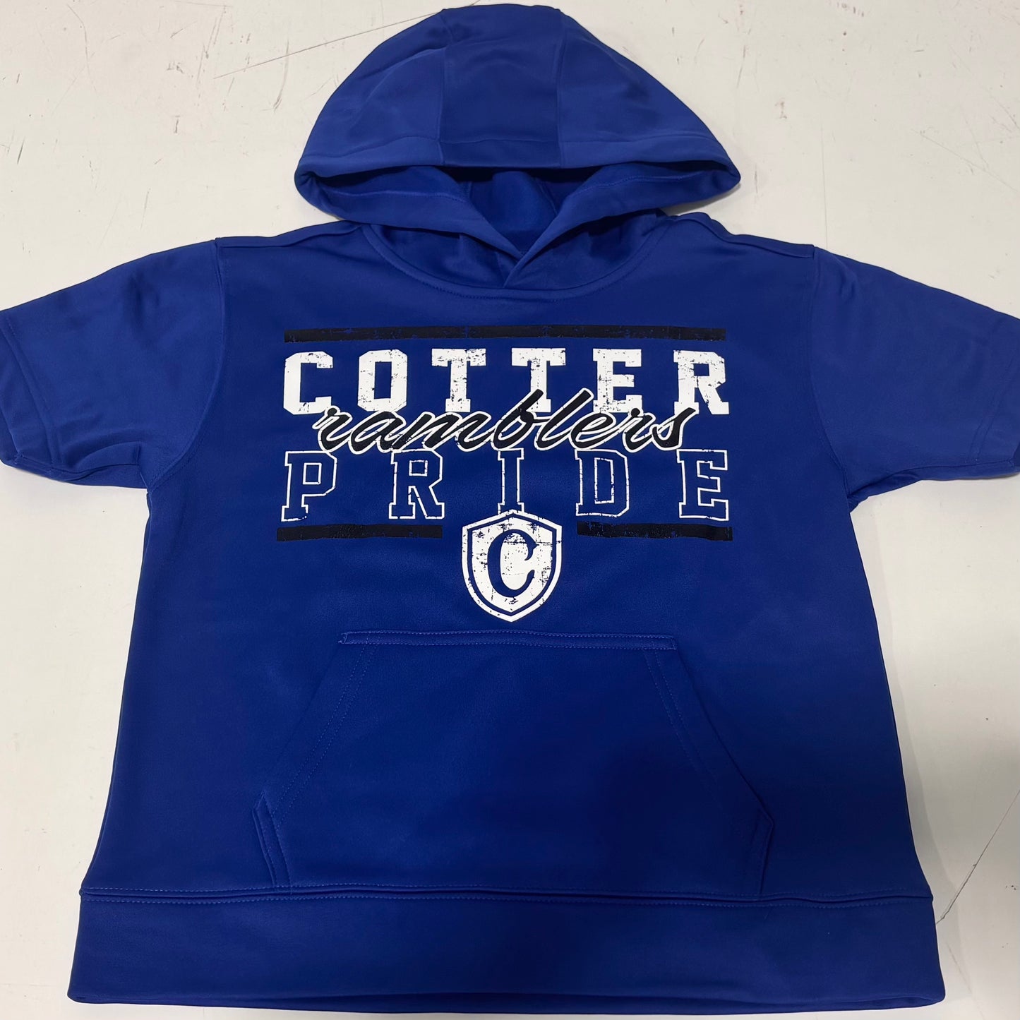 Short-Sleeve Hooded Sweatshirt