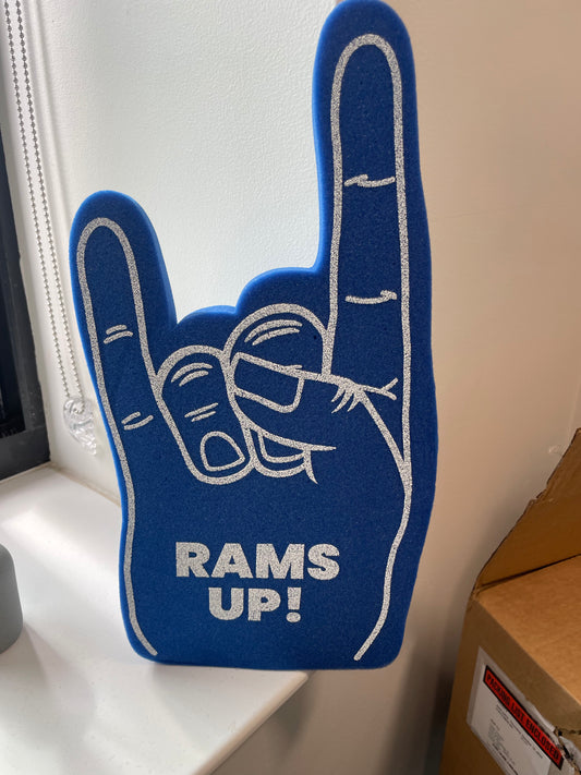 Rams Up! Foam Finger