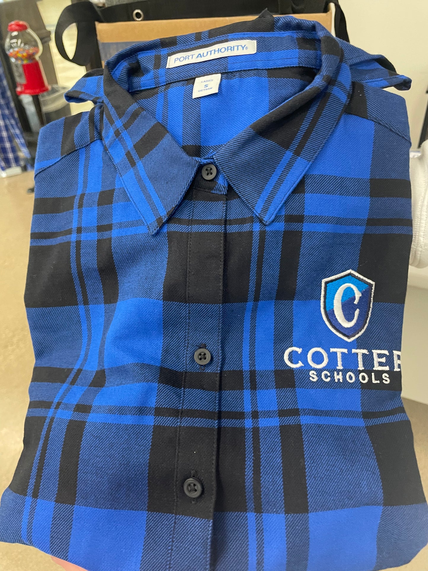 Ladies Cotter Flannel Shirt