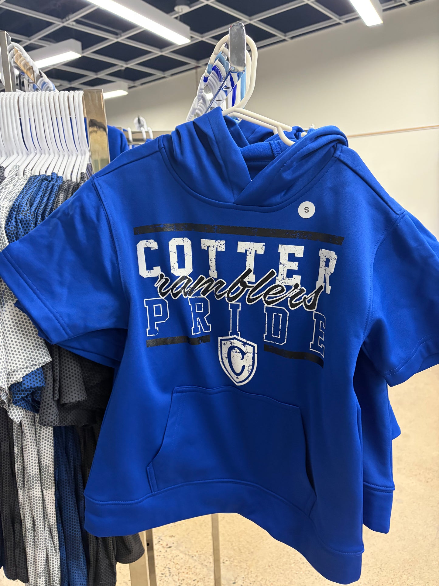 Short-Sleeve Hooded Sweatshirt