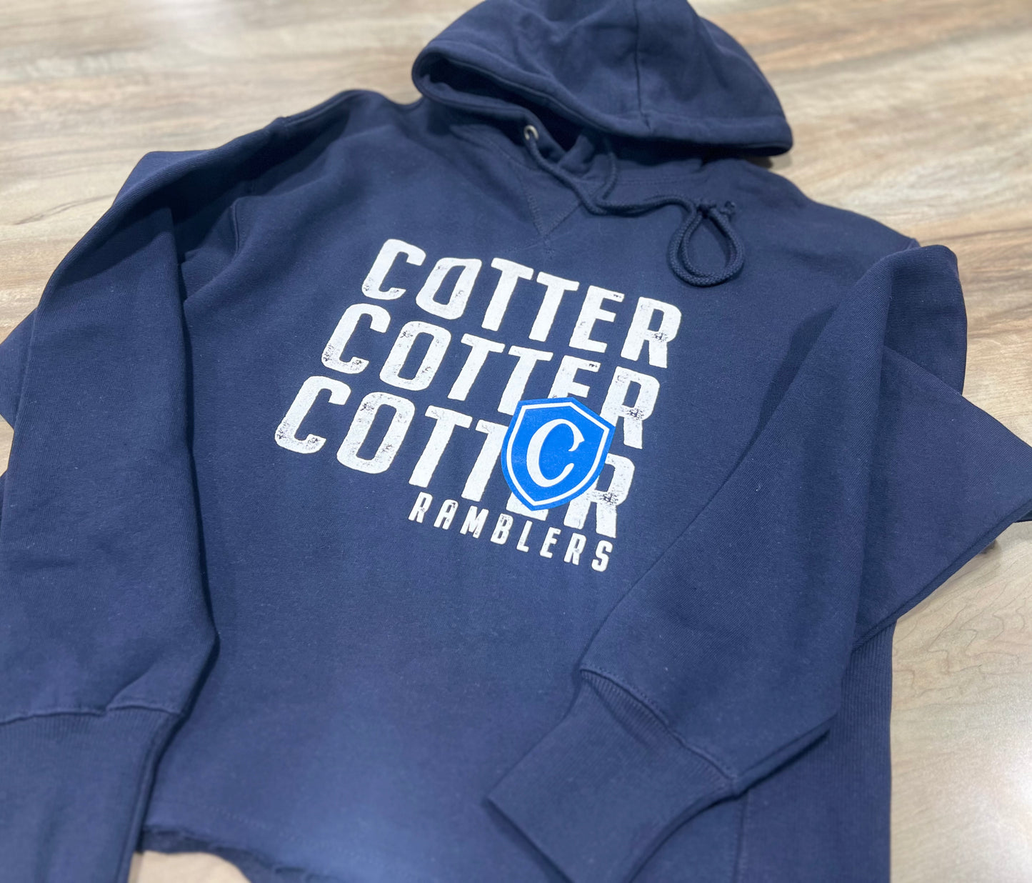 Ladies Navy Hoodie