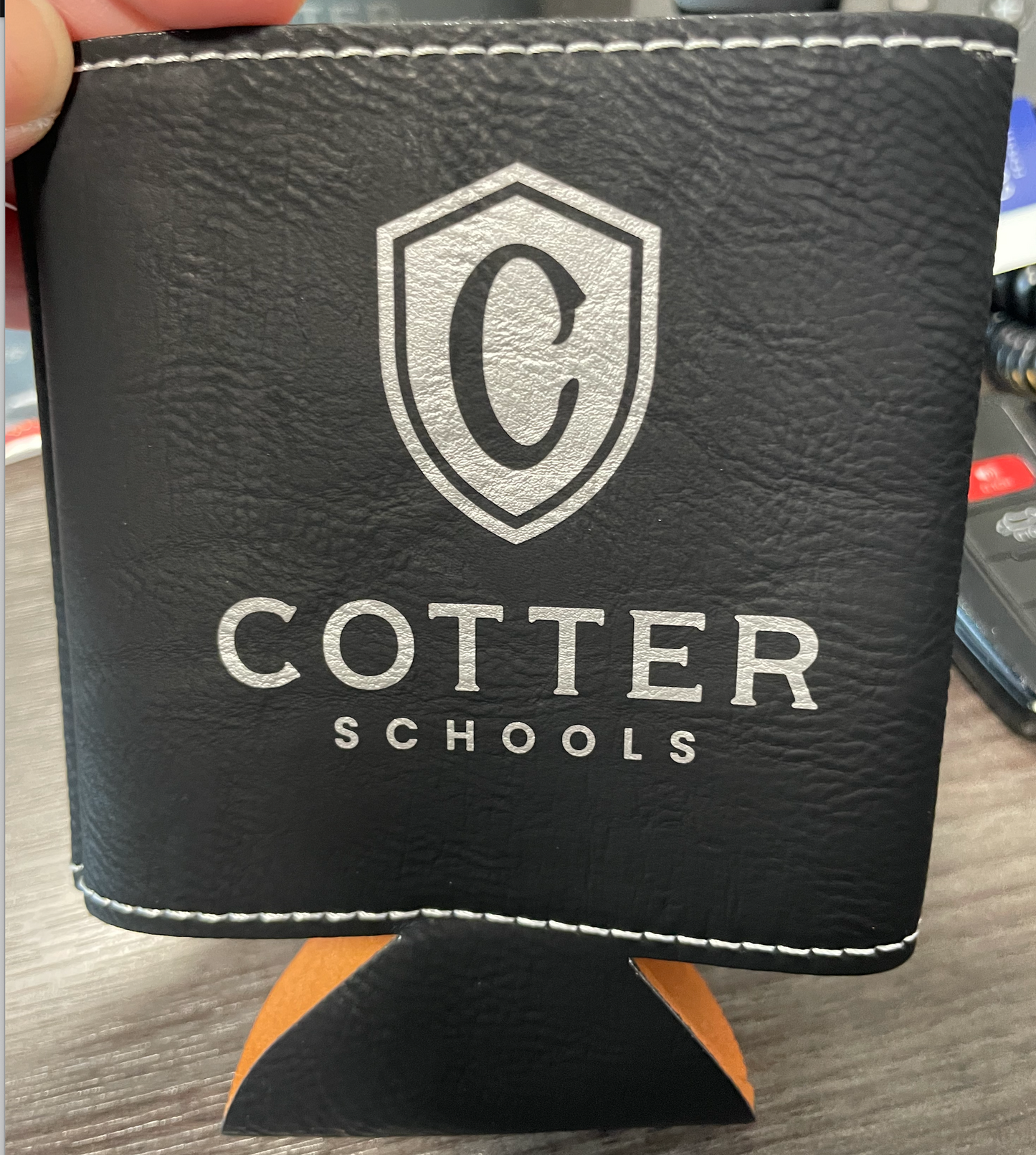 Leather Can Koozie