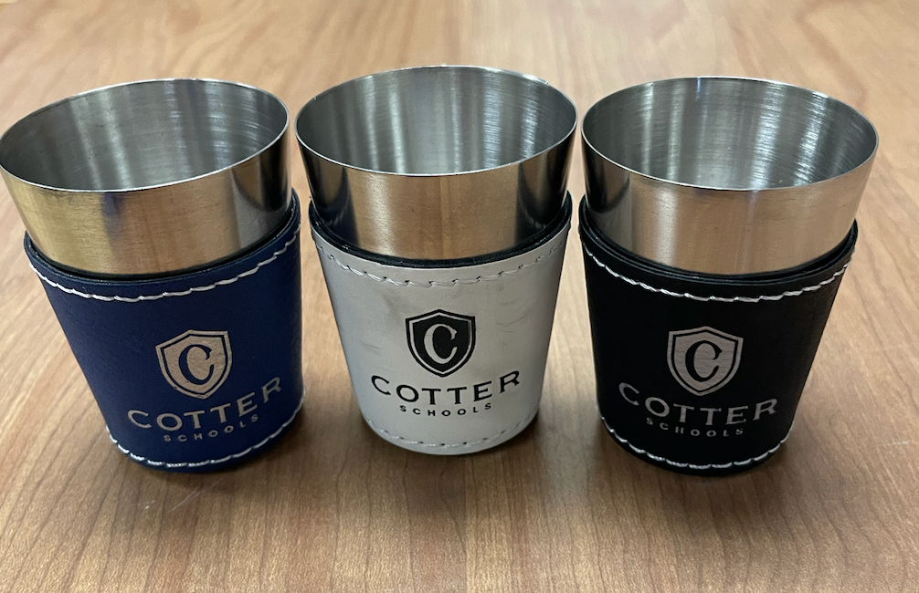Leatherette Shot Glass