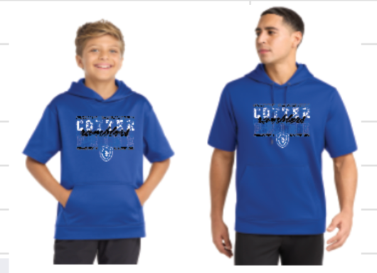 Short-Sleeve Hooded Sweatshirt