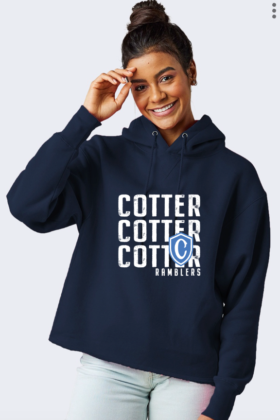Ladies Navy Hoodie